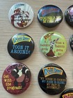 Lot Of 13 Vintage Who Framed Roger Rabbit Button Pins 1987 Disney Amblin