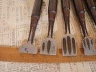 Japanese Chisel Nomi Ebony-wood Handle Sakaakira           Etc Set Of 12 Japan B109