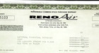      Reno Air Stock Warrant Certificate 1993   Acquired By American Airlines
