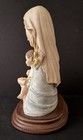 Vintage A  Santini Holy Mother   Child Figure Sculpture  Signed   Numbered  15