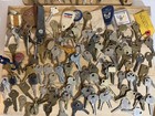 Vintage Key Lot Of 210  Brass Steel Flat Estate Find House Car More