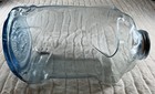 Libbey Clear Glass Pig Went To Market 5 Gallon Jar Piggy Bank 20    Large Size
