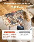 Vevor 1500 Piece Puzzle Board With Leg Drawer Adjustable Portable Wooden Jigsaw