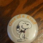Vintage Peanuts Snoopy One Of A Kind Pin Button Pinback 1958 Vtg Holding An Ace
