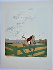Elizabeth Schippert Original Signed Limited Edition Lithograph Polo Plein Air 3