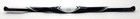 Mountain Bike Carbon Fiber Flat Handlebar 31 8 X 585mm  125 Grams  Black white