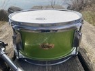 Eastar Green Sparkle 10 Inch Snare Drum   Stand   Pocket Stix For Kids beginners