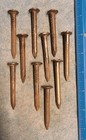 10 Different Steel 50   s Raised Railroad Date Nails 1950-1959