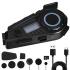 Motorcycle Helmet Bluetooth Headset Wireless Hands Free Waterproof Motorbike