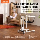 Vevor Electric Patient Lift Transfer Chair Folding Lift Adjustable Wheelchair