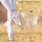 Professional Ballet Pointe Shoes Girls Ladies Ribbon Ballet Shoes Practice Shoes
