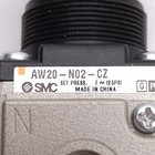Smc Aw20-n02-cz Filter Regulator  7-125psi Set  5  m Filtration  1 4in Npt