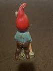 Vintage West German Heissner Hei  ner Garden Gnome Terra Cotta 12 Inch