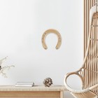 Rustic Cast Iron Horseshoe Wall Art In Gold - Western Style Decor