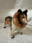 Vintage Mcm Porcelain Collie Dog Figurine Beautiful Lassie -japan