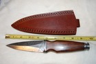 Celtic Scottish - Genuine Damascus Sgian Skean Dubh Dirk Dagger 9 5  Knife 