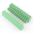 1pcs 3 81mm Pitch 12 Pin Right Angle Screw Terminal Block Pluggable Connector