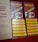 Vtg Nos Eversharp Schick Injector Blades W  Original Box   Advertising Display
