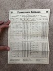 September 24 1950 Pennsylvania Railroad Passenger Train Time Table Schedule
