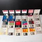 Vintage Macintosh System   Business Software Lot Of 24 Disks Maclink Pc   More