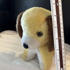 Dakin Plush Standing  Puppy Dog 10  Brown Ears Stuffed Animal Vintage 1973