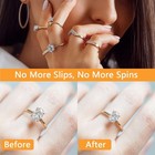 Ring Sizers For Loose Rings  12 Packs Ring Guards   1 Ring Sizer Belt  Ring Size