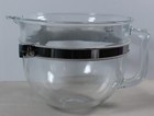 Kitchenaid 6 Qt Glass Bowl For Lift Stand Mixers 600 Series Plus 2 Accessories