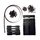 Deck Sunblind System Black Gazebo Fence Pergola Sun Rain Protection