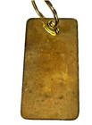 The Met 1983 Centennial Key Chain Fob Metropolitan Opera Brass Ticket Vtg Nyc