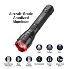 New Infinity X1 3500l Dual Power Focusing Flashlight  2-pack  1806333 Rechargeab