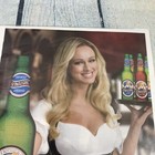 2009 Sexy Lady Dress Blonde Beer Print Ad poster Promo Art Magazine Page
