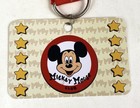 Nice Disney Mickey Mouse Club Pin Trading Lanyard W 10 Collectable Disney Pins