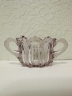 Antique Glass Sugar Bowl  Sun Colored Amethyst  Pre 1920  Lilac Purple Lavendar