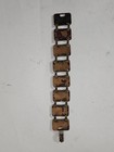 Vintage Copper Enamel Panel Bracelet Mid Century Collectible 1950s