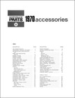 1970 Dodge Dealer Accessories Catalog Part Numbers Car Truck Accessory Pictures