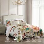 Bebejan Antique Flowers  100  Cotton 5 Piece Reversible Comforter Set -queen