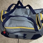 Under Armour Undeniable 5 0 Duffle Gym Carry On Bag W  Shoe Pocket 40l Navy Gray
