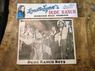 Vintage Loretta Lynn   s Dude Ranch Bumper Sticker With Autographed Band Picture