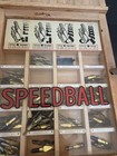 Vintage Speedball Calligraphy Pen Store Display Box W 116 Nibs  New Old Stock 