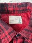 Vintage 60s 70s Sears Men   s Flannel Button Down Size Xl