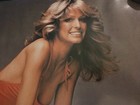 Vintage Farrah Fawcett 1977 Poster Fan Club Original Swimsuit 20x28 John Cahoon