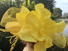 Kentucky Derby Hat Church Tea Party Hat With Wide Brim