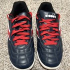 Diadora Capitano Id Indoor Soccer Turf Shoes Men   s 8 5 Red white blue