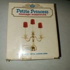 Ideal Petite Princess Fantasy Dollhouse Furniture Royal Candelabra 1960s Box
