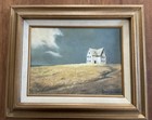 Gisele Robinson Wyoming Artist Original Acrylic Painting Signed 1987 Western