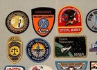 Vintage Lot Of 20 Souvenir Patches Travel Usa Fishing Railroad Cb Nasa Retro    