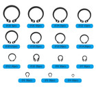350 Pcs Retaining Rings  Snap Rings Assortment Kit  15 Sizes C-clips Ring Set