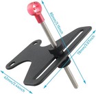 Archery Bow Sight - Stainless Steel Single Pin Recurve Bow Sight For Hunting   S