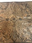 Vintage Embossed Tin Metal Steel Roof Shingle Tile Sheet 17 25  X 12 25 
