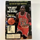 Michael Jordan Wheaties Box Shoot Hoops Game On Back tip Top Condition no Cereal